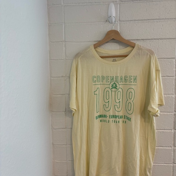 NWT Anthropologie pilcro short-sleeve vintage graphic dad t-shirt Copenhagen - Picture 4 of 5